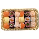 サーモンを楽しむ 彩り手まり寿司【火曜日の配送はおこなっておりません】