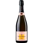フランス産 ヴーヴ・クリコ ローズラベル【ロゼ泡／辛口】 750ml