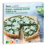 ★picard（ピカール）ほうれんそう、松の実、パルメザンチーズのクリームタルト 400g