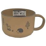 山中塗 森の仲間たち スープマグ ブラウン