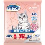 【ペット用】ユニ・チャーム デオサンド 香りで消臭する紙砂 RefF ピュアフローラルの香り 4.8L
