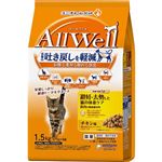 【ペット用】 ユニ・チャーム AllWell 避妊・去勢した猫の体重ケア筋肉の健康維持用 チキン味挽き小魚とささみフリーズドライパウダー入り 1.5kg（375g×4袋）