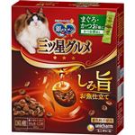 【ペット用】ユニ・チャーム 銀のスプーン 三ツ星グルメ しみ旨お魚仕立て まぐろ・かつお味にかつお節添え 192g（16g×12袋）