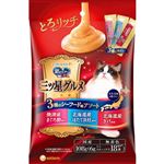 【ペット用】ユニ・チャーム 銀のスプーン 三ツ星グルメ おやつ とろリッチ 3種のシーフード味アソート まぐろ節＆ほたて貝柱＆さけ使用 108g（6g×18本）