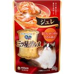 【ペット用】ユニ・チャーム 銀のスプーン 三ツ星グルメ パウチ ジュレ まぐろ・かつおにささみ添え 35g