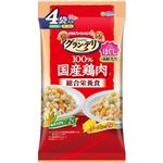 【ペット用】ユニ・チャーム グラン・デリ 総合栄養食 国産パウチ ほぐし 高齢犬用 緑黄色野菜入り×チーズ入り 65g×4袋