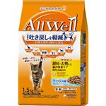 【ペット用】ユニ・チャーム AllWell 避妊・去勢した猫の体重ケア 筋肉の健康維持用フィッシュ味挽き小魚とささみフリーズドライパウダー入り 1.5kg（375g×4袋）