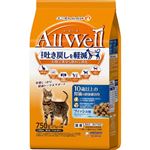【ペット用】ユニ・チャーム AllWell 10歳以上の腎臓の健康維持用 フィッシュ味 挽き小魚とささみ フリーズドライパウダー入り 750g（375g×2袋）