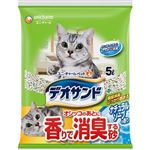 【ペット用】ユニ・チャーム デオサンド オシッコのあとに香りで消臭する砂 ナチュラルソープの香り 5L