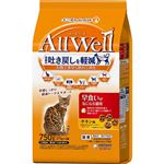 【ペット用】ユニ・チャーム AllWell 早食いが気になる猫用 チキン味 挽き小魚とささみ フリーズドライパウダー入り 750g（375g×2袋）