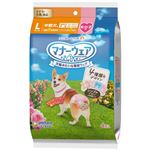 【ペット用】ユニ・チャーム マナーウェア 女の子用 Lサイズ 中型犬用 4種のデザインパック 4枚