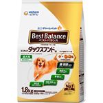 【ペット用】ユニ・チャーム ベストバランス カリカリ仕立て ミニチュア・ダックスフンド用 1.8kg