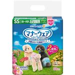 【ペット用】ユニ・チャーム マナーウェア 女の子用 SSサイズ 超小～小型犬用 リボン・リボン 38枚