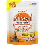【ペット用】ユニ・チャーム AllWell 10種の自然素材 避妊去勢した猫の体重ケア 筋肉の健康維持用 サーモン＆ツナ味 110g