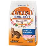 【ペット用】ユニ・チャーム AllWell 10種の自然素材 10歳以上の腎臓の健康維持用 サーモン＆ツナ味 1.2kg（300g×4袋）