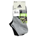 （キッズ）adidas バイカラーロゴスニーカー丈ソックス 3足組A サイズ 21～23cm