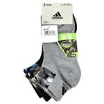 （キッズ）adidas 前グラフィックショート丈ソックス 3足組 サイズ 21～23cm