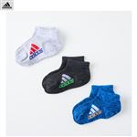 （キッズ）adidas トドラー甲メッシュスニーカー丈 ソックス3足組 サイズ 13～19cm