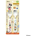 【1.5歳頃～】ケイジェイシー エジソンママ フォーク＆スプーン print ミッキーミール