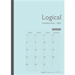 ナカバヤシ ロジカルダイアリー2026月間ノート（ブルー）B5 NS‐B502‐26B‐AB