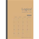 ナカバヤシ ロジカルダイアリー2026月間ノート（クラフト）A5 NS‐A502‐26B‐AS