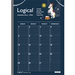 ナカバヤシ ロジカルダイアリー2026月間ノート（ウマ1）B5 NS‐B502‐26A‐AE1