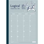 ナカバヤシ ロジカルダイアリー2026月間ノート（ウマ3）A5 NS‐A502‐26A‐AE3