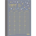 ナカバヤシ ロジカルダイアリー2026月間ノート（スター）A6 NS‐ A6 02‐26A‐AST