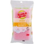 3Mジャパン Scotch－brite（スコッチ・ブライト）泡立ちゆたかネットスポンジ ピンク 1個