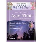バスクリン アーユルタイム グッドナイトデイ シダーウッド＆ゼラニウムの香り 分包 40g