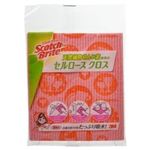 3Mジャパン Scotch－brite（スコッチ・ブライト）セルロースクロス（ピンク＆オレンジ）各1枚