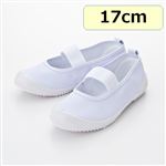 トップバリュベストプライス ビニールバレーシューズ（ホワイト）サイズ 17cm