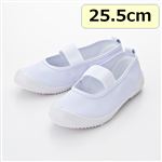 トップバリュベストプライス ビニールバレーシューズ（ホワイト）サイズ 25.5cm