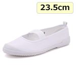 トップバリュベストプライス キャンバスバレーシューズ（ホワイト）サイズ 23.5cm