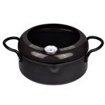 パール金属 涼味家 温度計付両手天ぷら鍋 20cm HC‐243