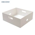 HOME COORDY ファイルボックスLL ハーフ（ホワイト）30×32×12.3cm