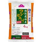 トップバリュ 無洗米 特別栽培米 コシヒカリ 4kg