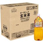 【ケース販売】トップバリュ グリーンアイ オーガニック 玄米茶 2000ml×6