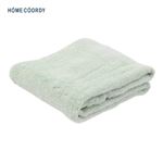 HOME COORDY 乾きやすいフェイスタオル（ブルーグリーン）サイズ 34×80cm