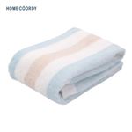 HOME COORDY 乾きやすいコンパクトバスタオル（ブルー）サイズ 50×100cm