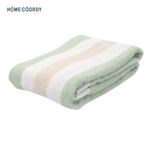 HOME COORDY 乾きやすいバスタオル（ブルーグリーン）サイズ 60×120cm