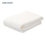 HOME COORDY 乾きやすいバスタオル（ホワイト）サイズ 60×120cm