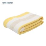 HOME COORDY 乾きやすいバスタオル（イエロー）サイズ 60×120cm