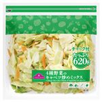 トップバリュ  4種野菜キャベツ炒めミックス大袋 620g