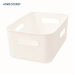 HOME COORDY やわらか収納ボックス ハーフ 浅型 ホワイト