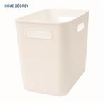 HOME COORDY やわらか収納ボックス ハーフ 深型 ホワイト