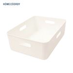 HOME COORDY やわらか収納ボックス レギュラー浅型 ホワイト