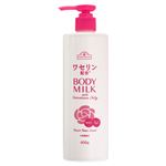 トップバリュ ワセリン配合ボディミルク ローズの香り 400g