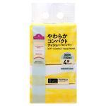 トップバリュ やわらかコンパクトティシューペーパー 150組（300枚）×4個