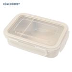 HOME COORDY 洗いやすい4点ロック弁当箱（ベージュ）650ml